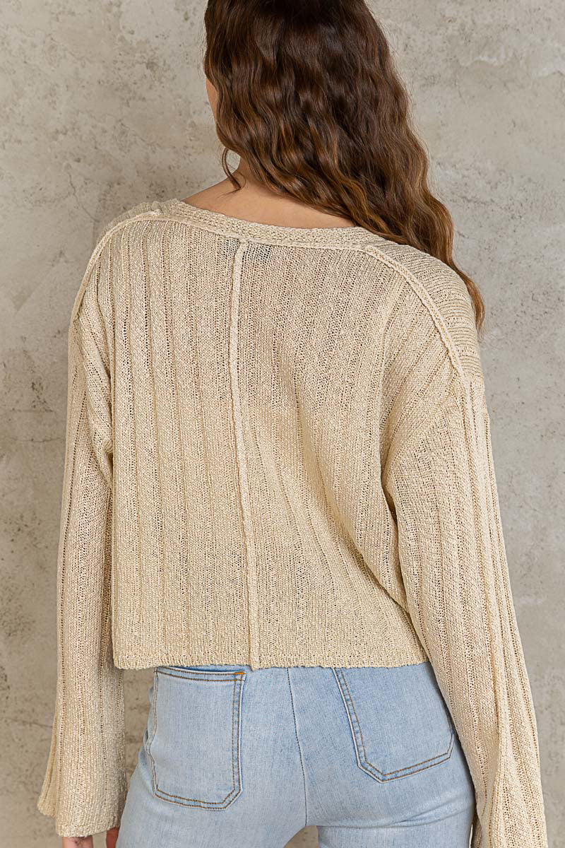 Crop Shrug sweater