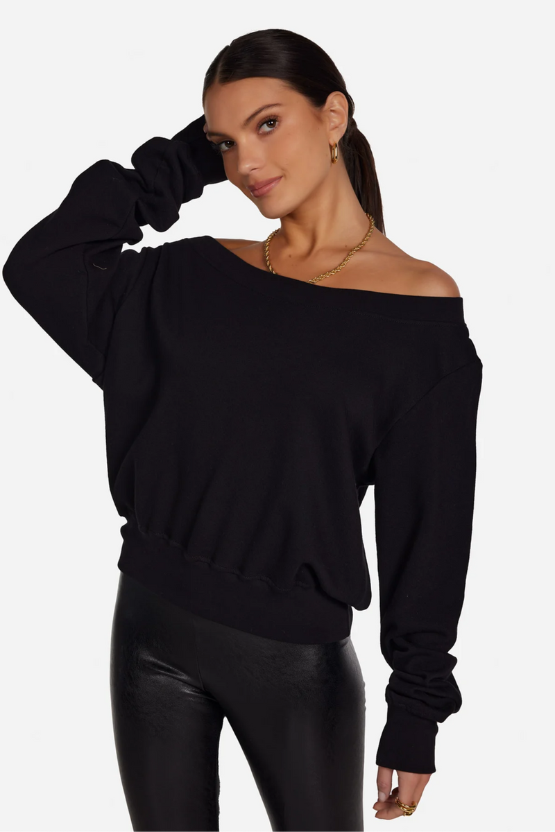 Bix Black Off-The-Shoulder Top – Gisele Tune Clothing