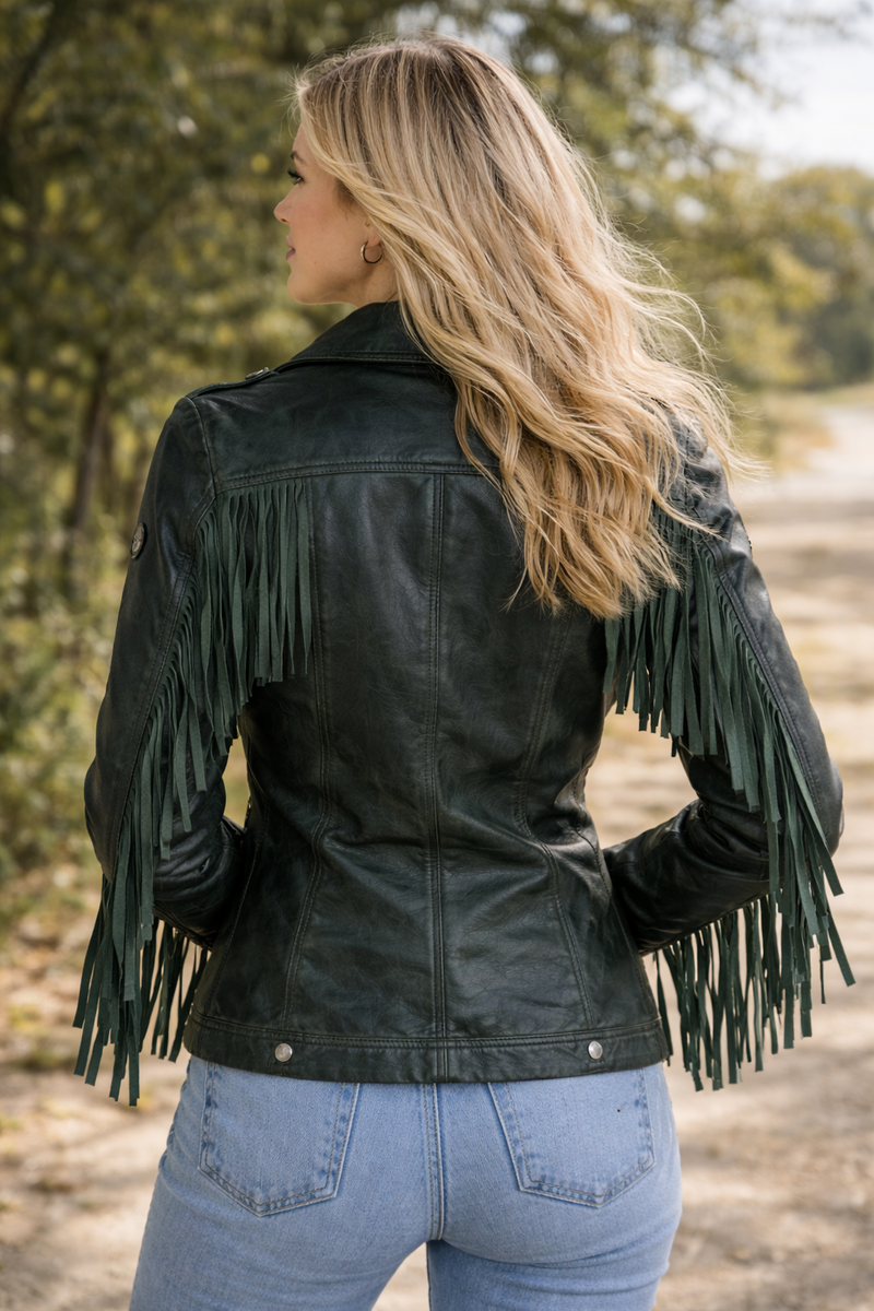 ジャケット・アウター ZOE Liquid V Jacket Zoe RF Leather Jacket – Gisele Tune Clothing