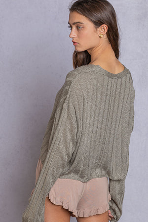 Crop Shrug sweater