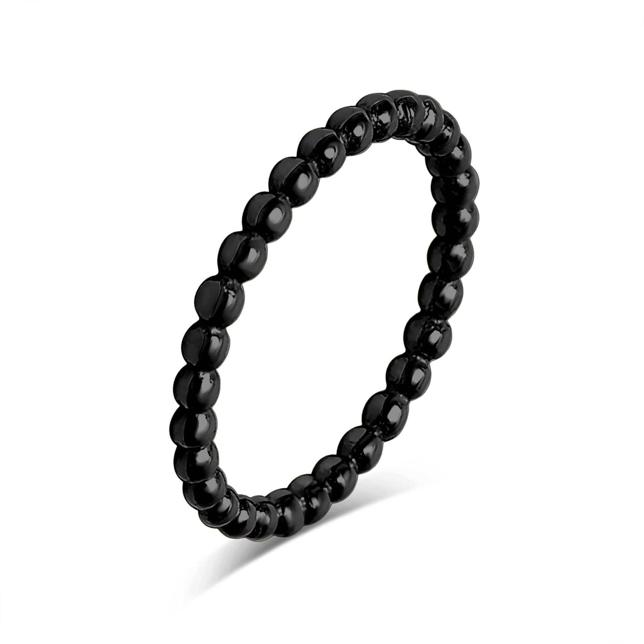 Stainless Steel Beaded Spacer Ring