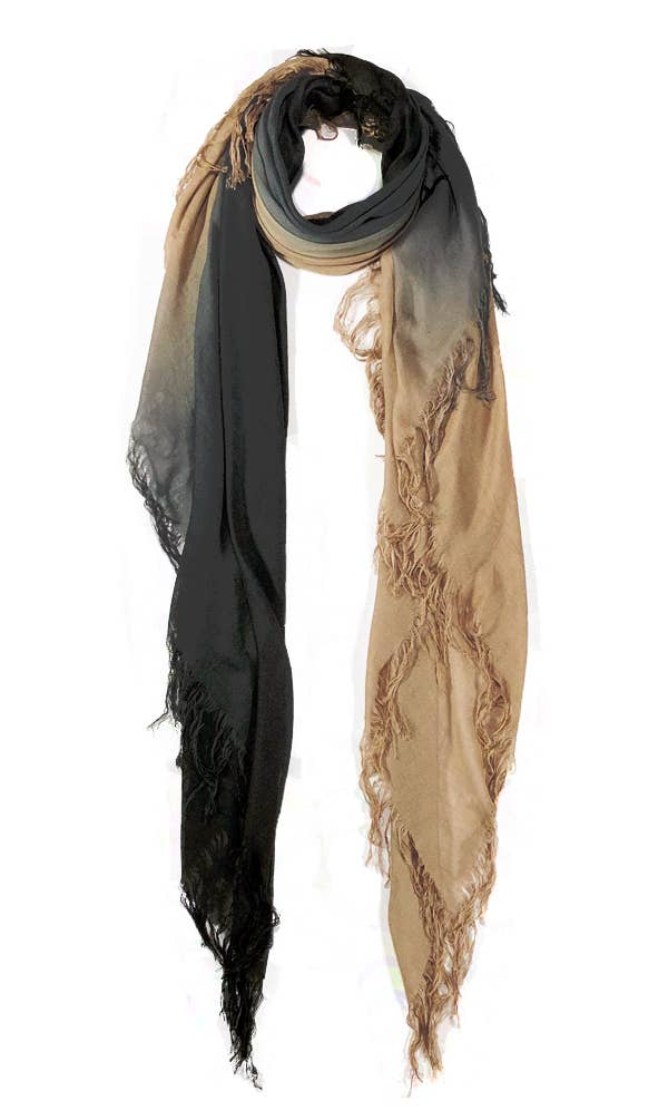 Cashmere Blended Faded Scarves
