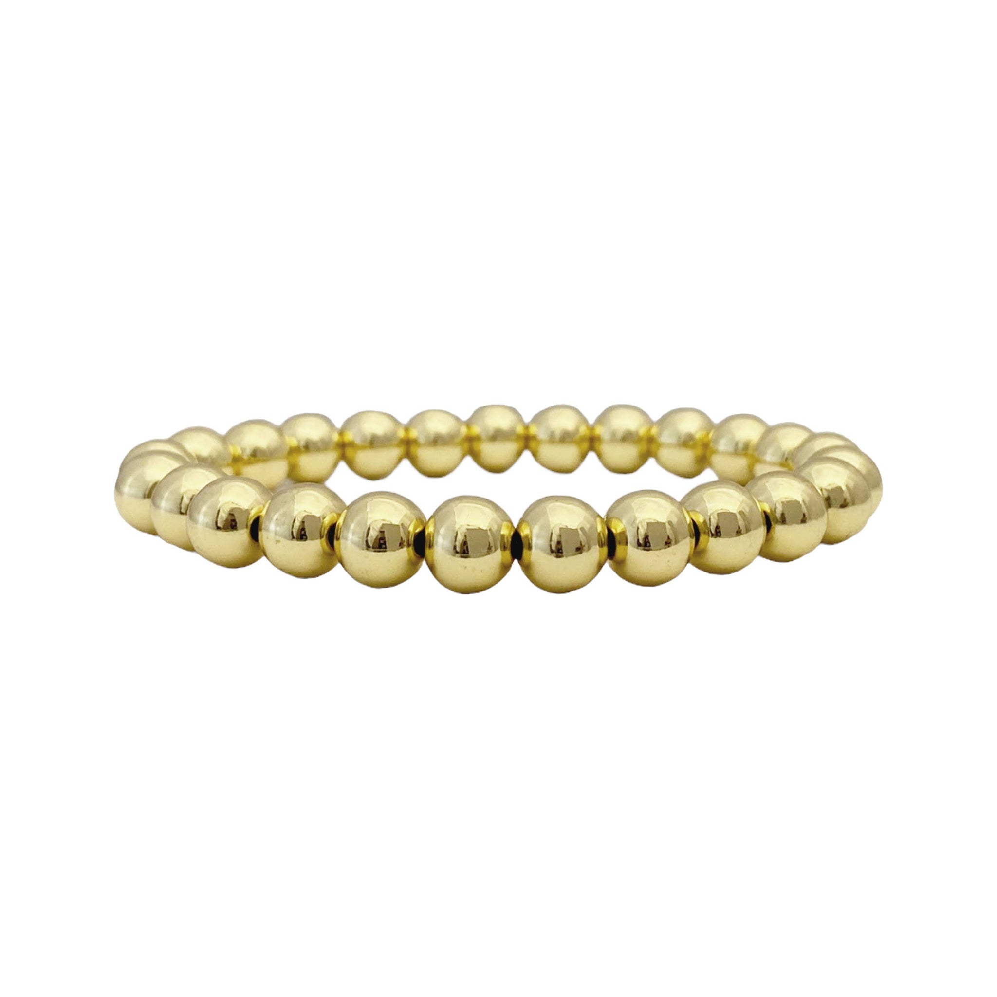 Build Your Own Stack Of Beaded Bracelets Made with Elastic