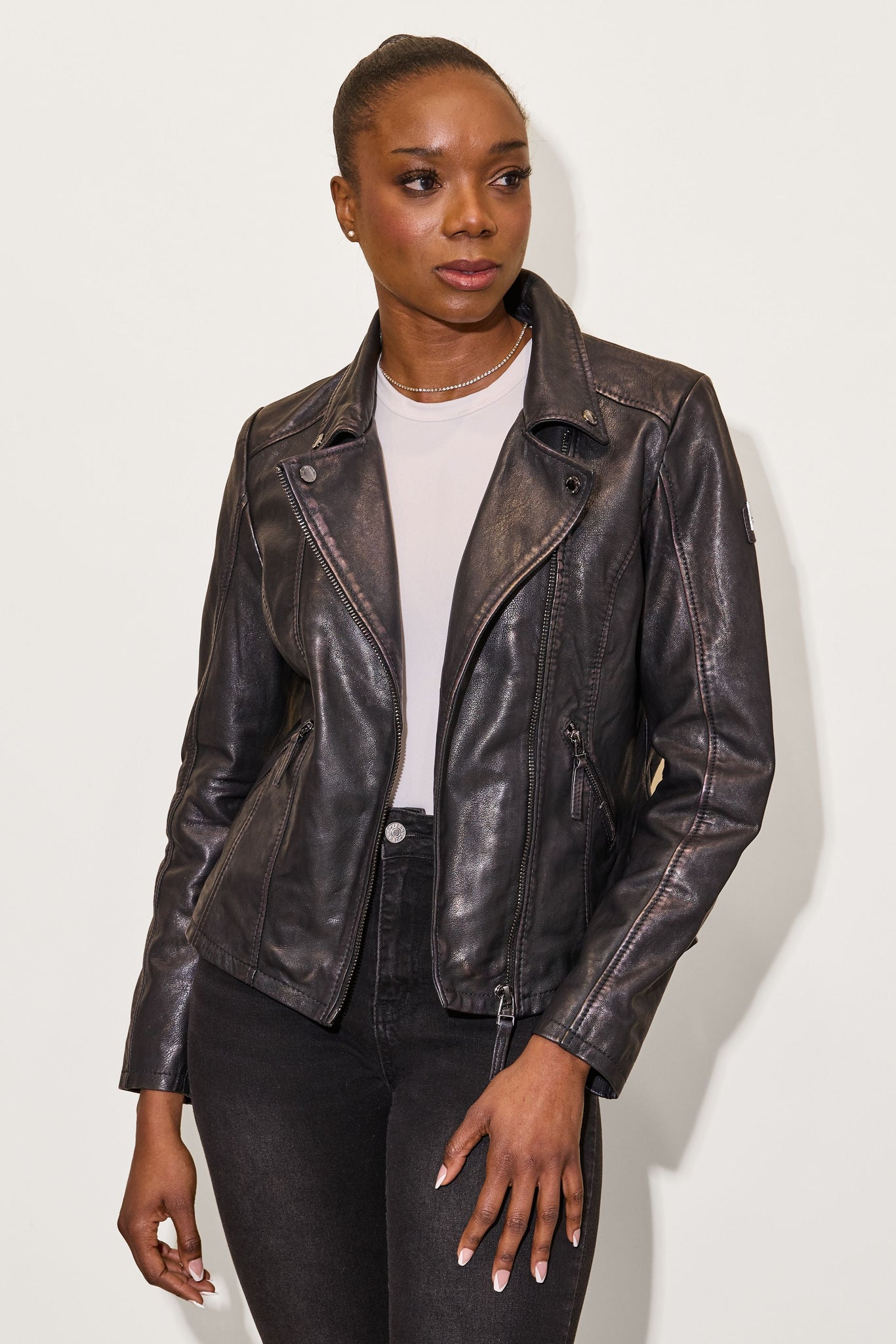 Ninika RF Leather Jacket – Gisele Tune Clothing
