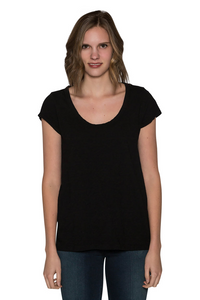 KIRA ORIGINAL SLUB SCOOP NECK TEE