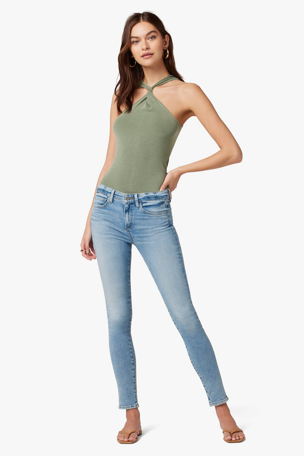 The icon crop cuffed jeans