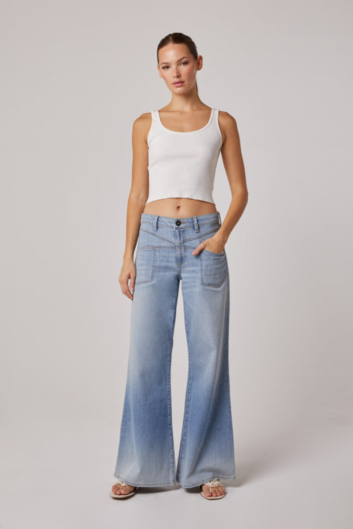 Cary High Rise Wide Leg With Frt & Back Yoke