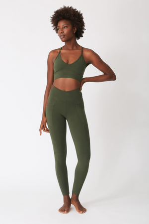 Crossover Legging - Hunter
