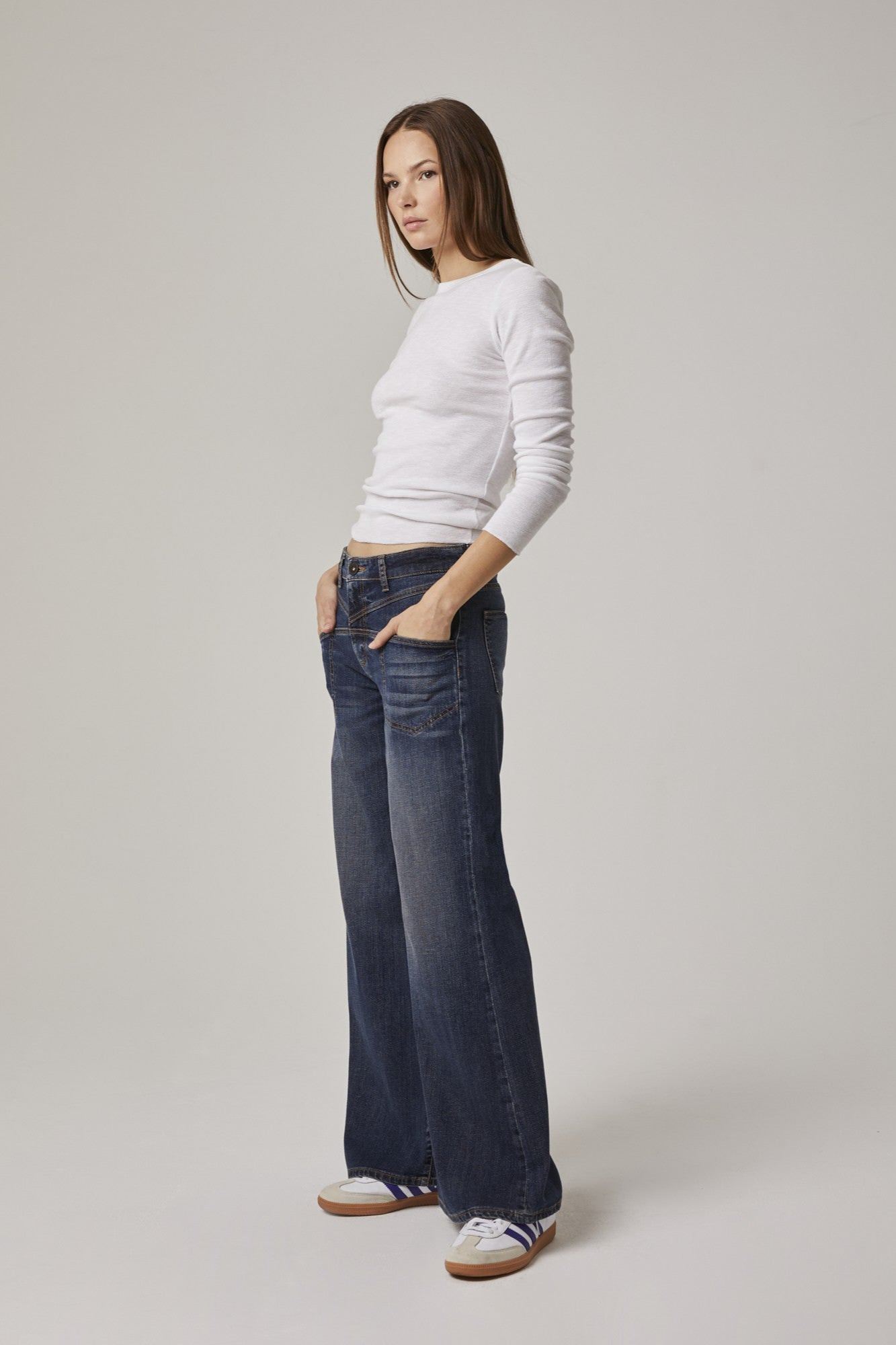 CARY HIGH RISE WIDE LEG WITH FRT AND BCK YOKE
