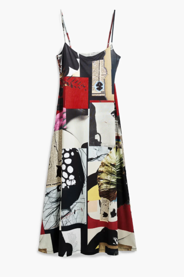 Newspaper Dress w/Design by Christian Lacroix