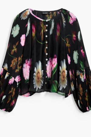 Floral Flowly Blouse