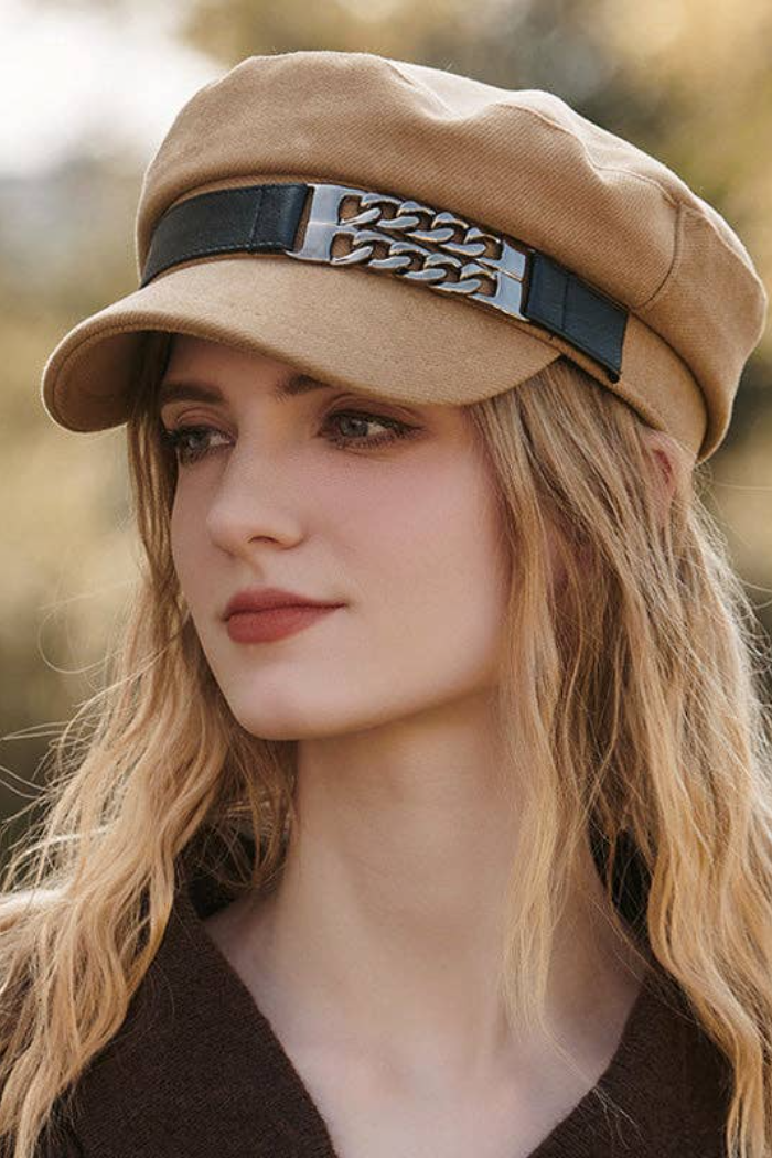 Artistic Retro Vinage Chains Beret Hats&Caps