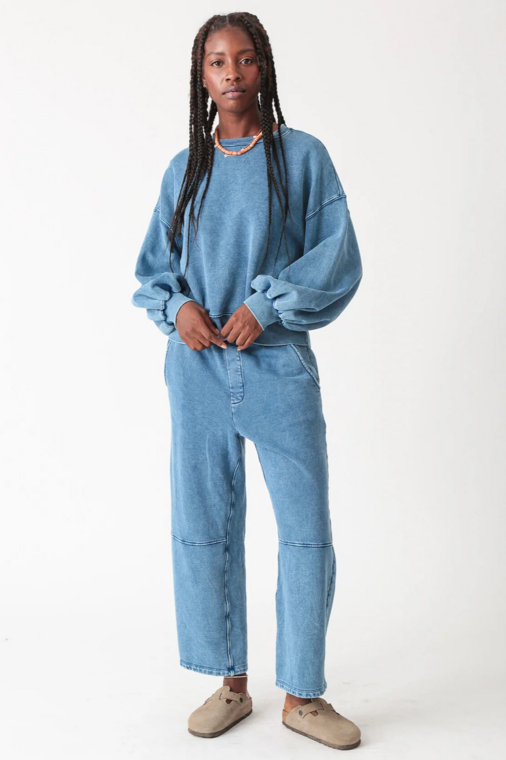 Barrel Sweatpants - Acid Indigo