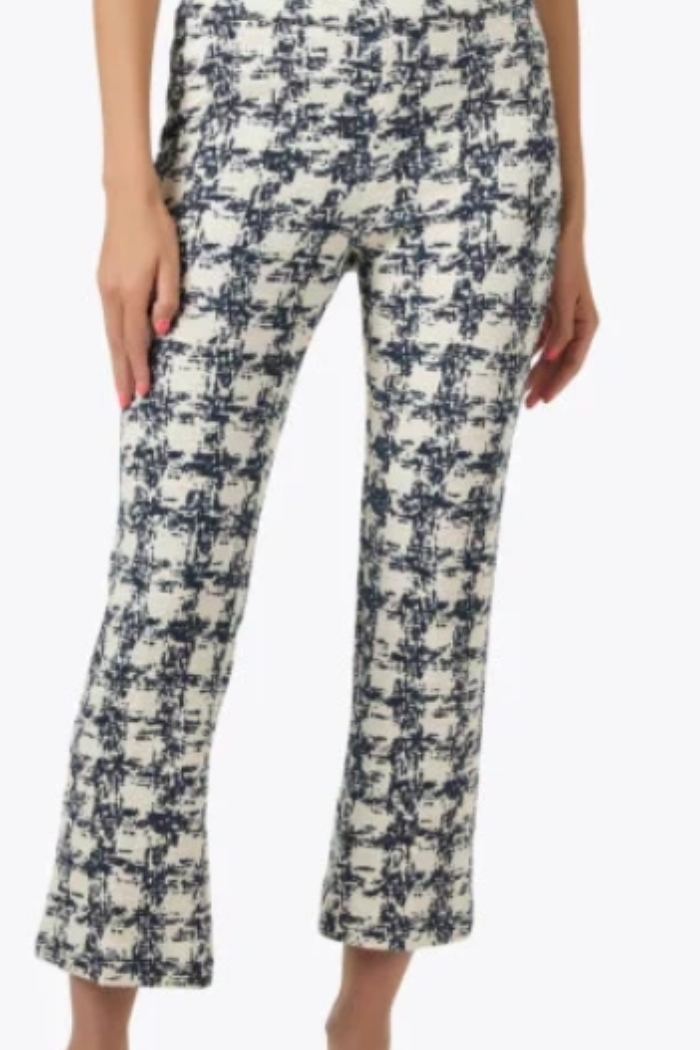 Avenue Montaigne Leo Pant Hounstooth Navy