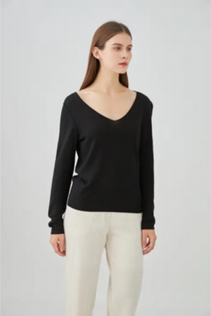 Cashmere V-Neck Sweater