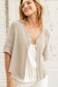 CALLIOPE S/S CARDI COTTON