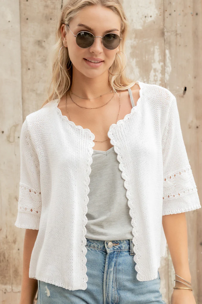 CALLIOPE S/S CARDI COTTON