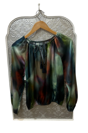 Go Silk - Washable Silk Multicolored Blouse