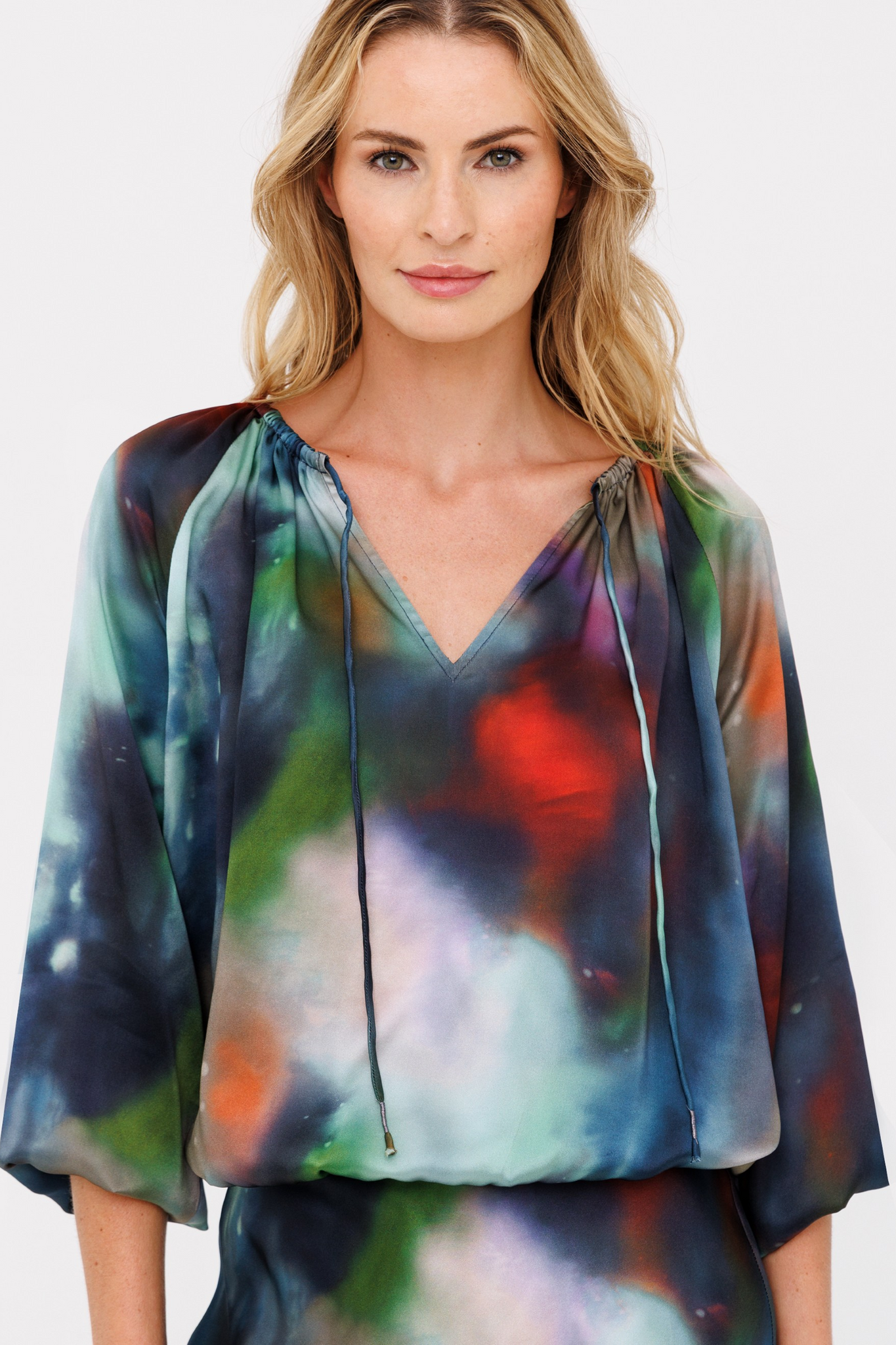 Go Silk - Washable Silk Multicolored Blouse