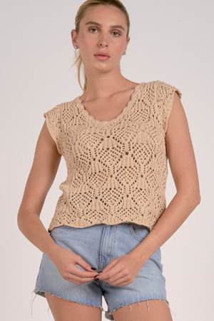 Cap Sleeve Sweater