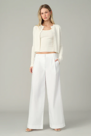 THE POINTELLE DANI CARDIGAN