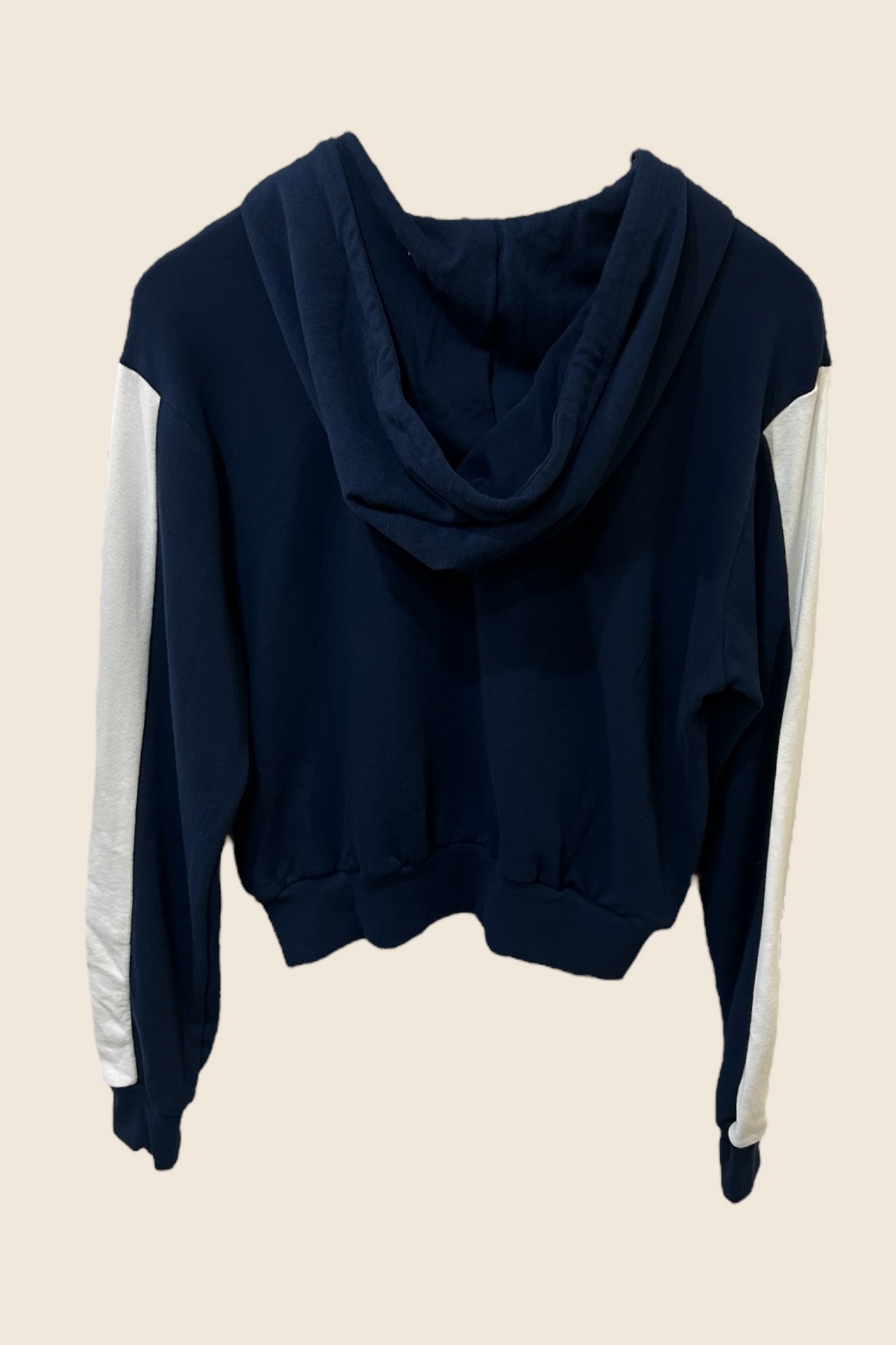 Nix Crop Zip Up w/Contrast Binding