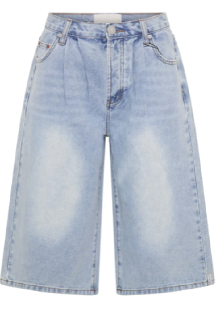 Soft Blue Beastie Low Rider Denim Short