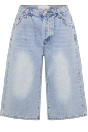 Soft Blue Beastie Low Rider Denim Short