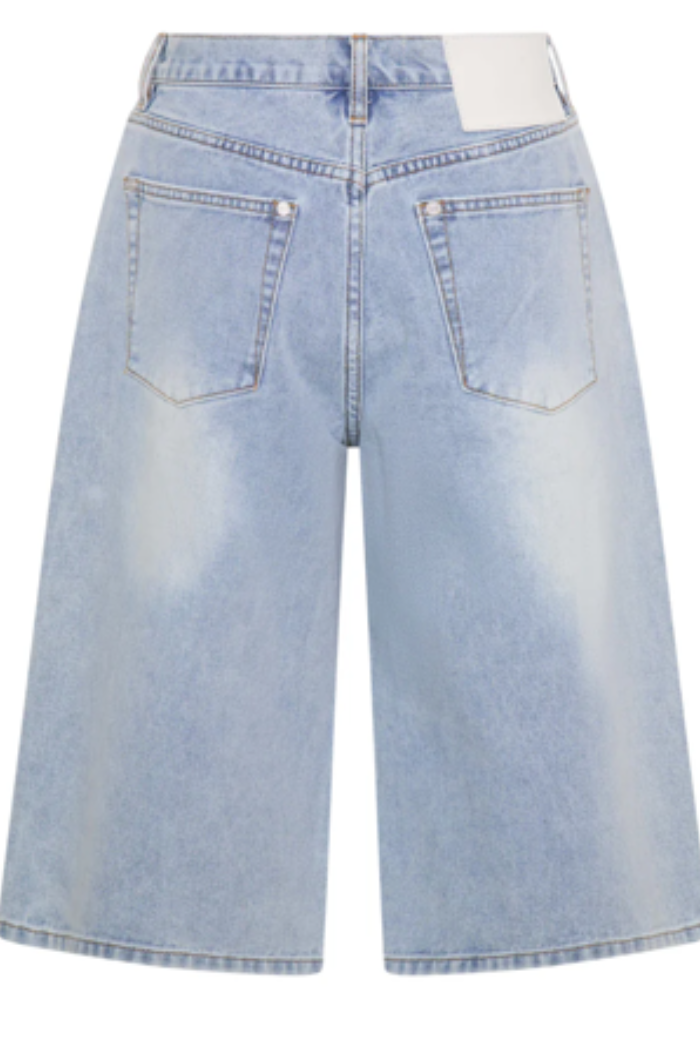Soft Blue Beastie Low Rider Denim Short