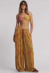 Polka Star Hand Print Palazzo Pant
