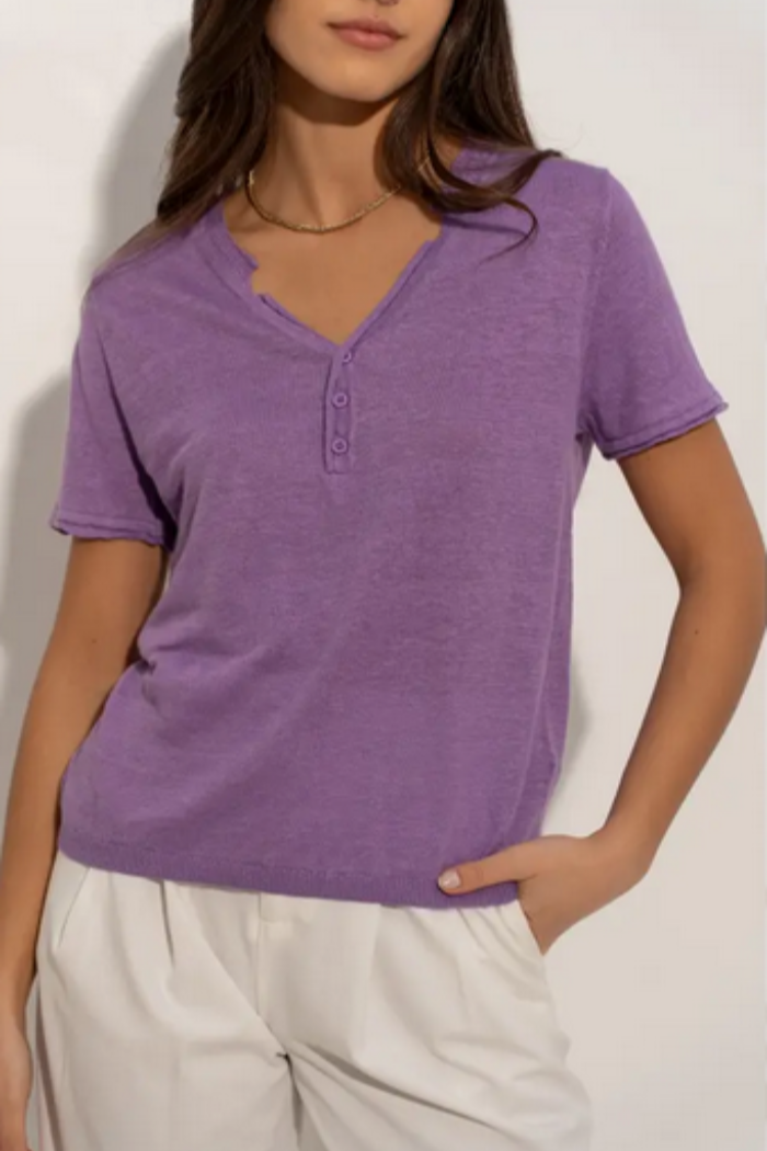 Natural Linen Top