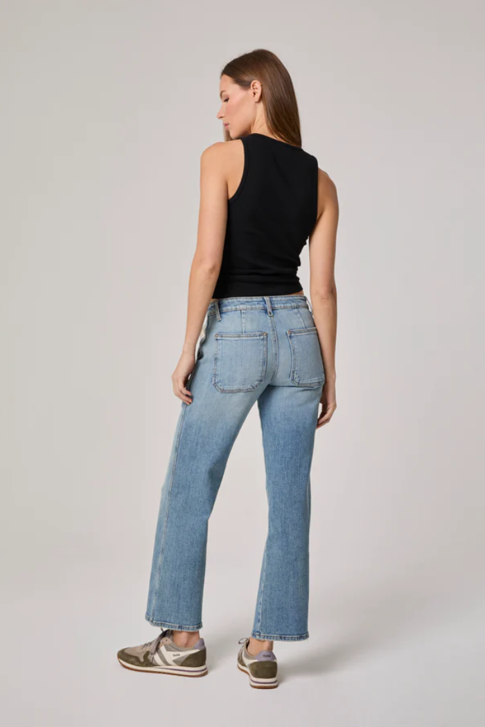 Stan High Rise Trouser Straight Jeans