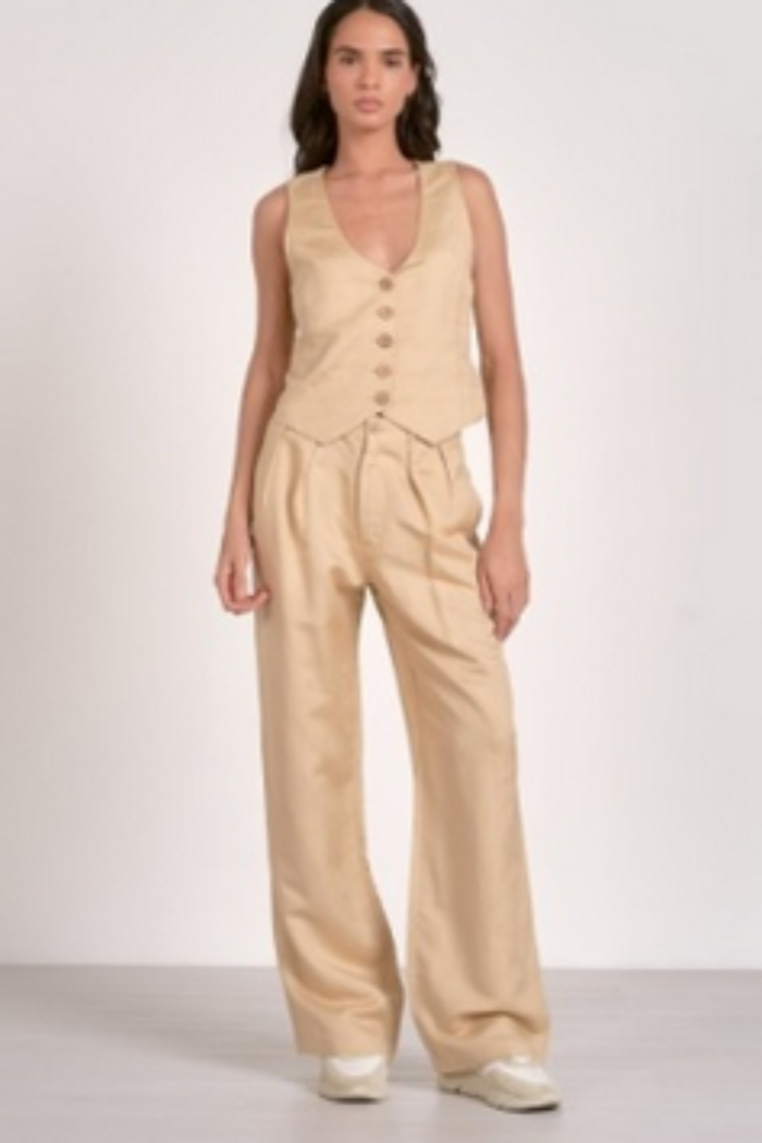 Khaki Halter Vest