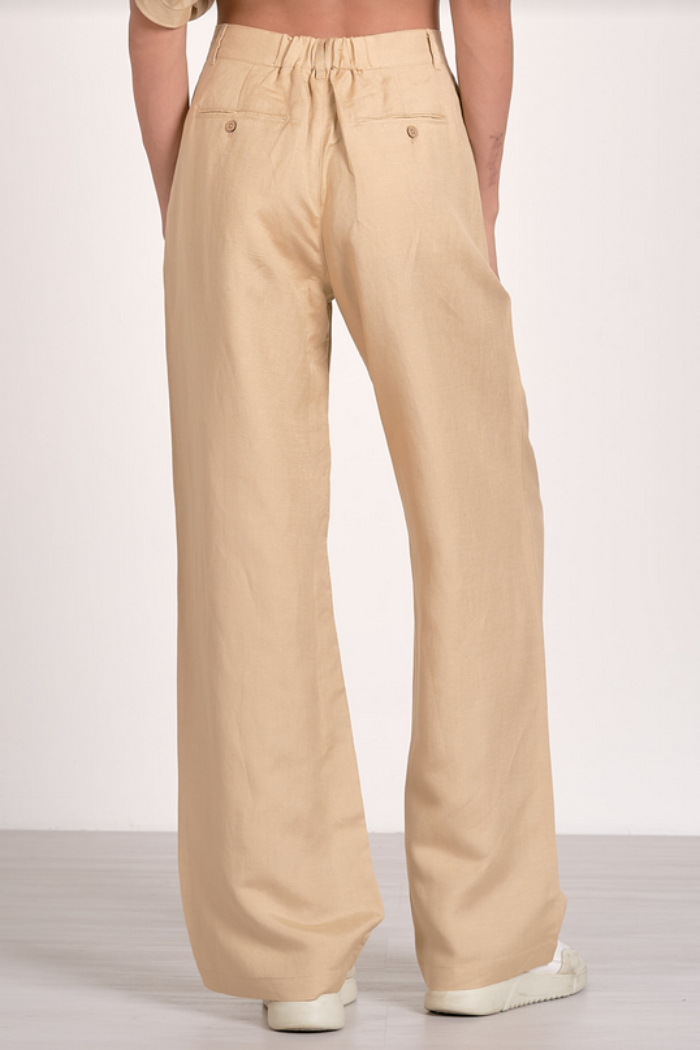 Khaki Pleated Slacks