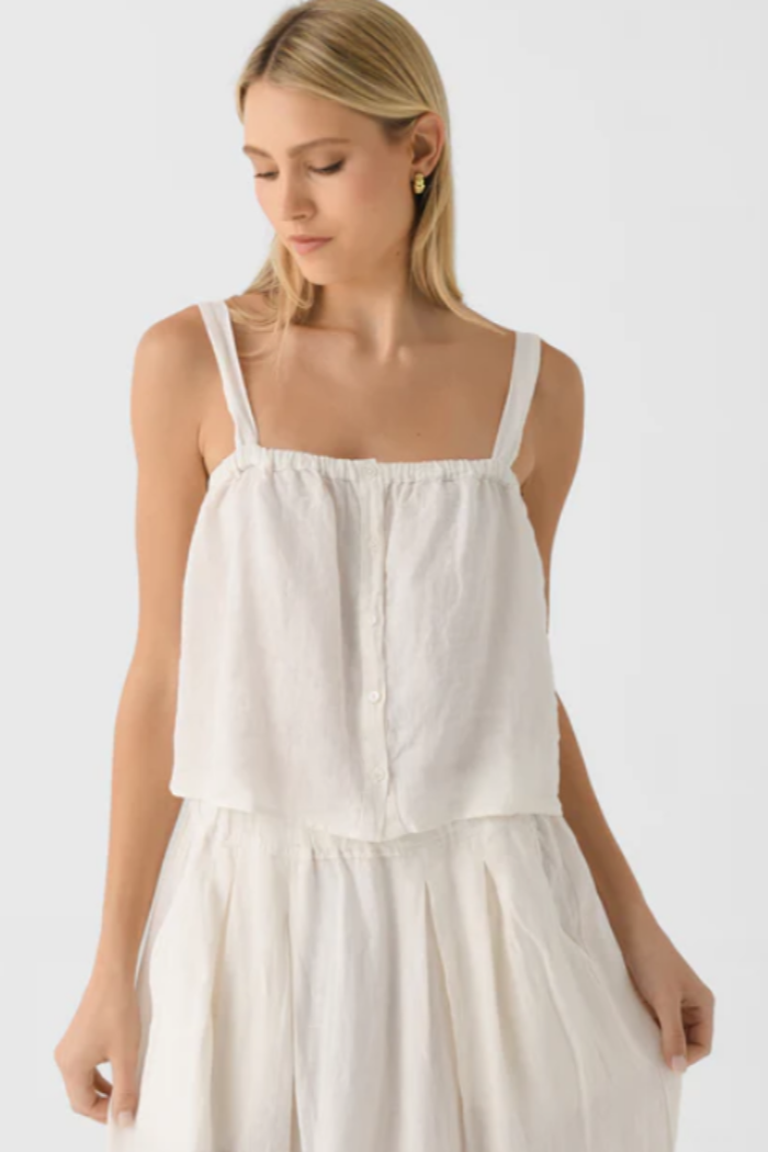 Quin Linen Top