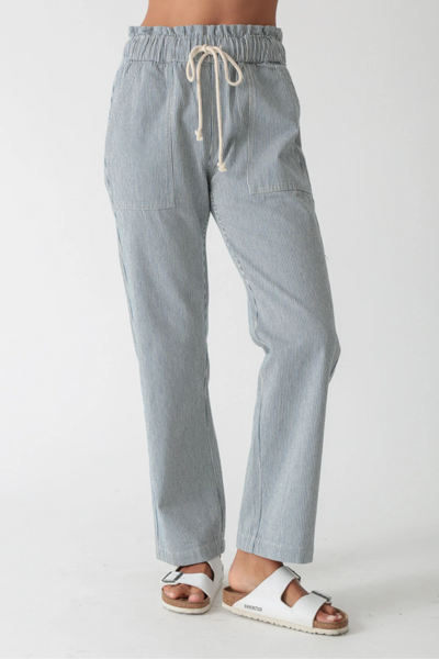 Easy Pant - Indigo Stripe – Gisele Tune Clothing