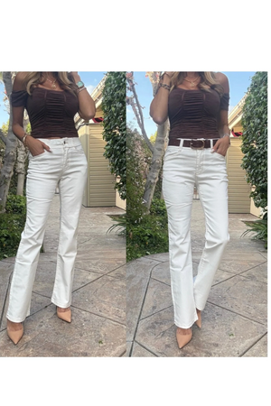 Bevy Novel Cream/ White & Blue