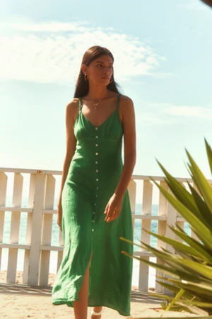 janet linen dress