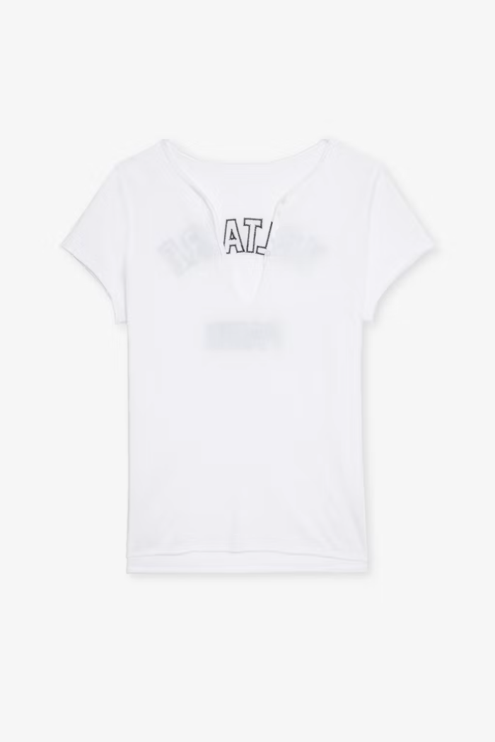 Tunisian Henley T-shirt