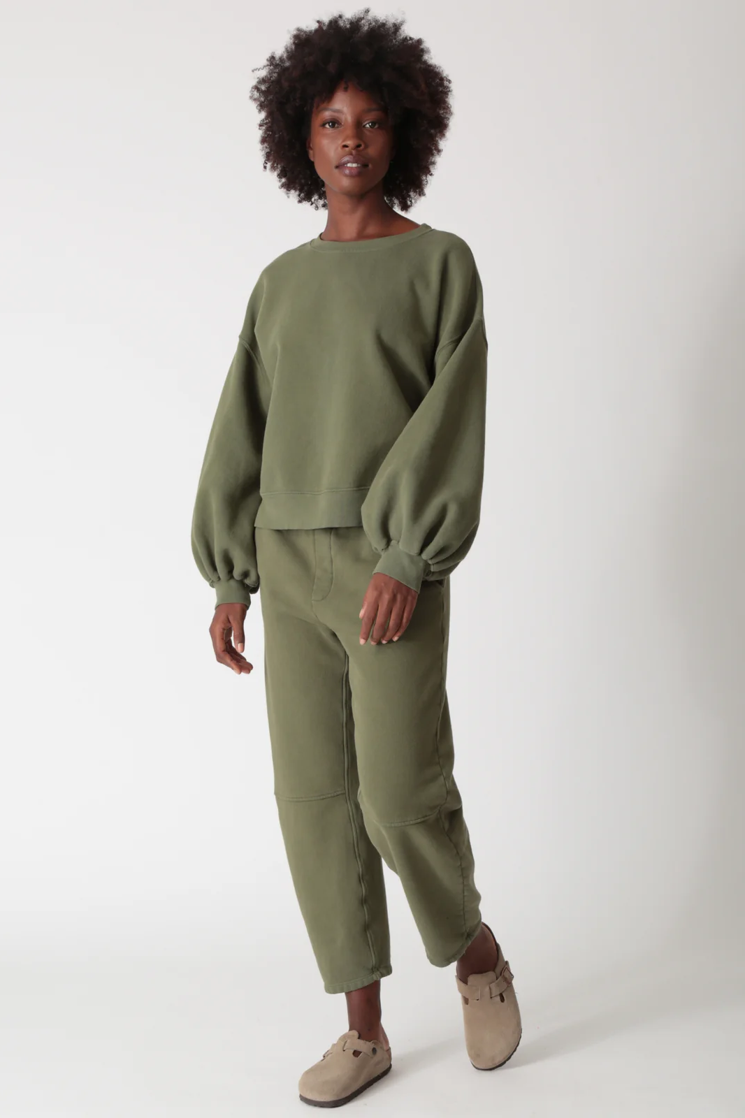 Balloon Sweatshirt Olive