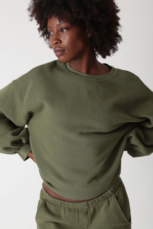 Balloon Sweatshirt Olive