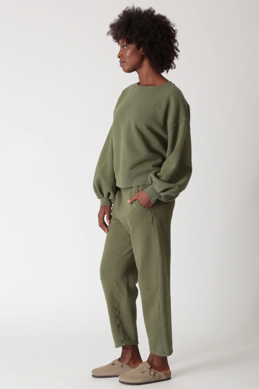 Barrel Sweatpant Olive