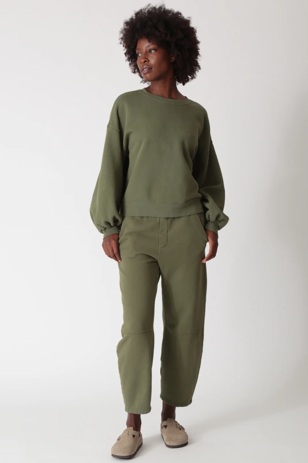 Barrel Sweatpant Olive