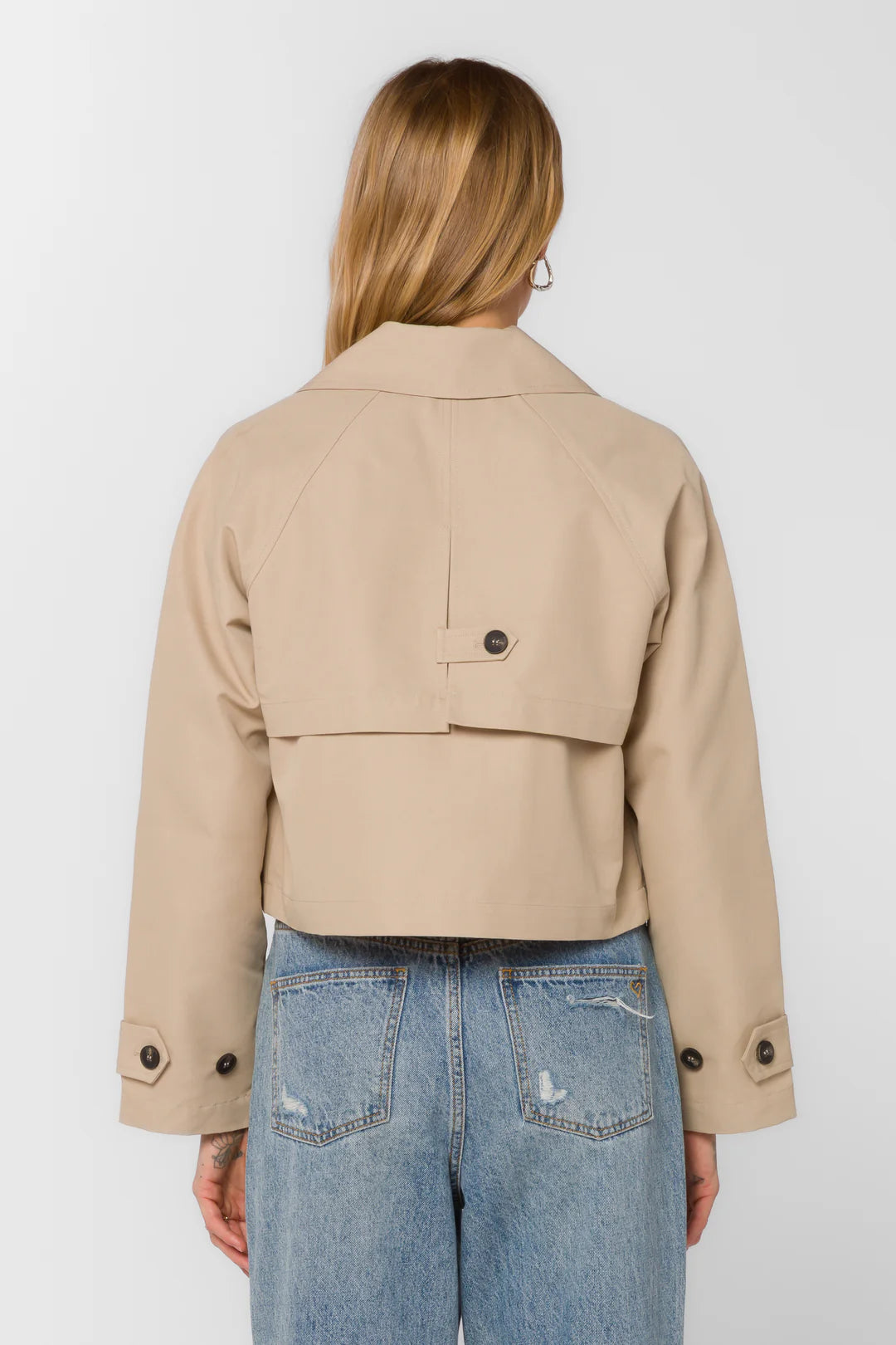 Topanga Cropped Trench Coat