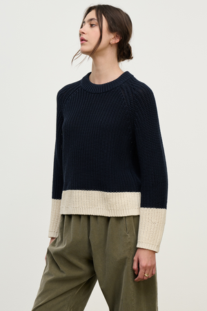 Shay Color Block Sweater