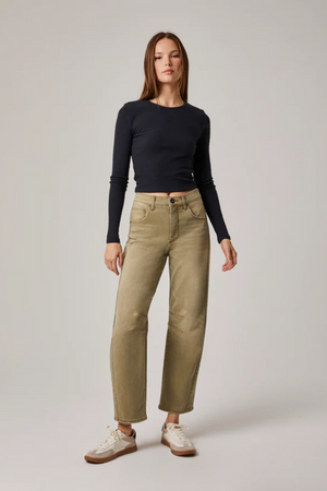 Jack Barrel Slouchy Straight Leg Regular Hem