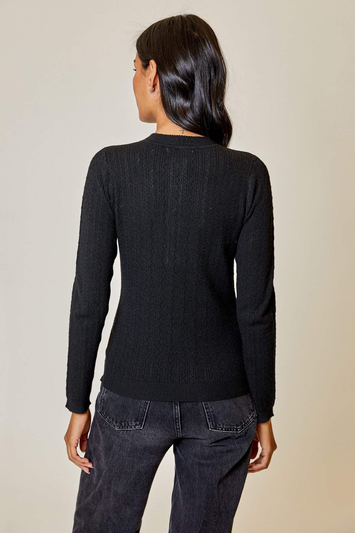 Long Sleeve Henley Sweater