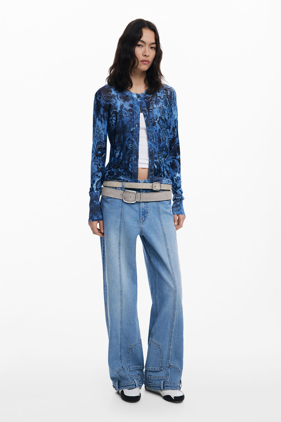 Shiny Button Sweater
