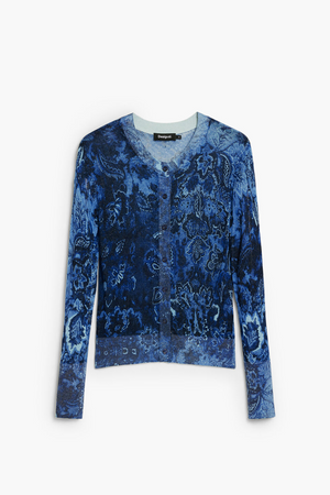 Shiny Button Sweater