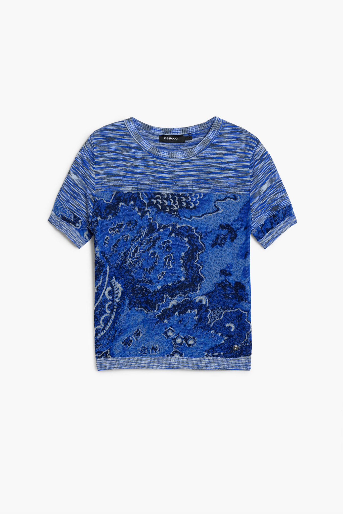 Marbled Knit T-Shirt